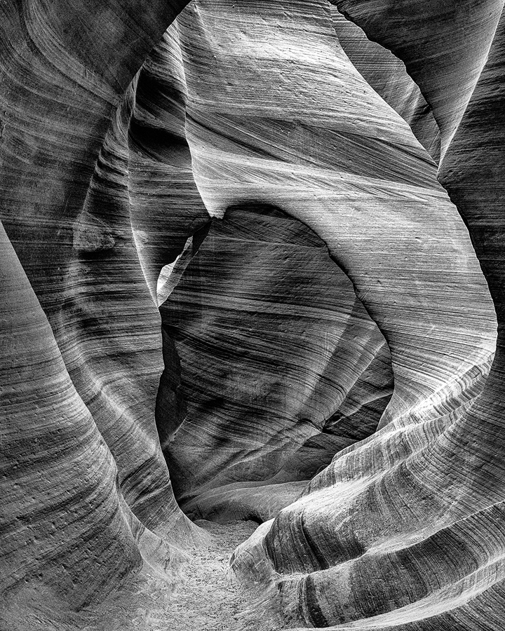 antelope canyon arizona black and white